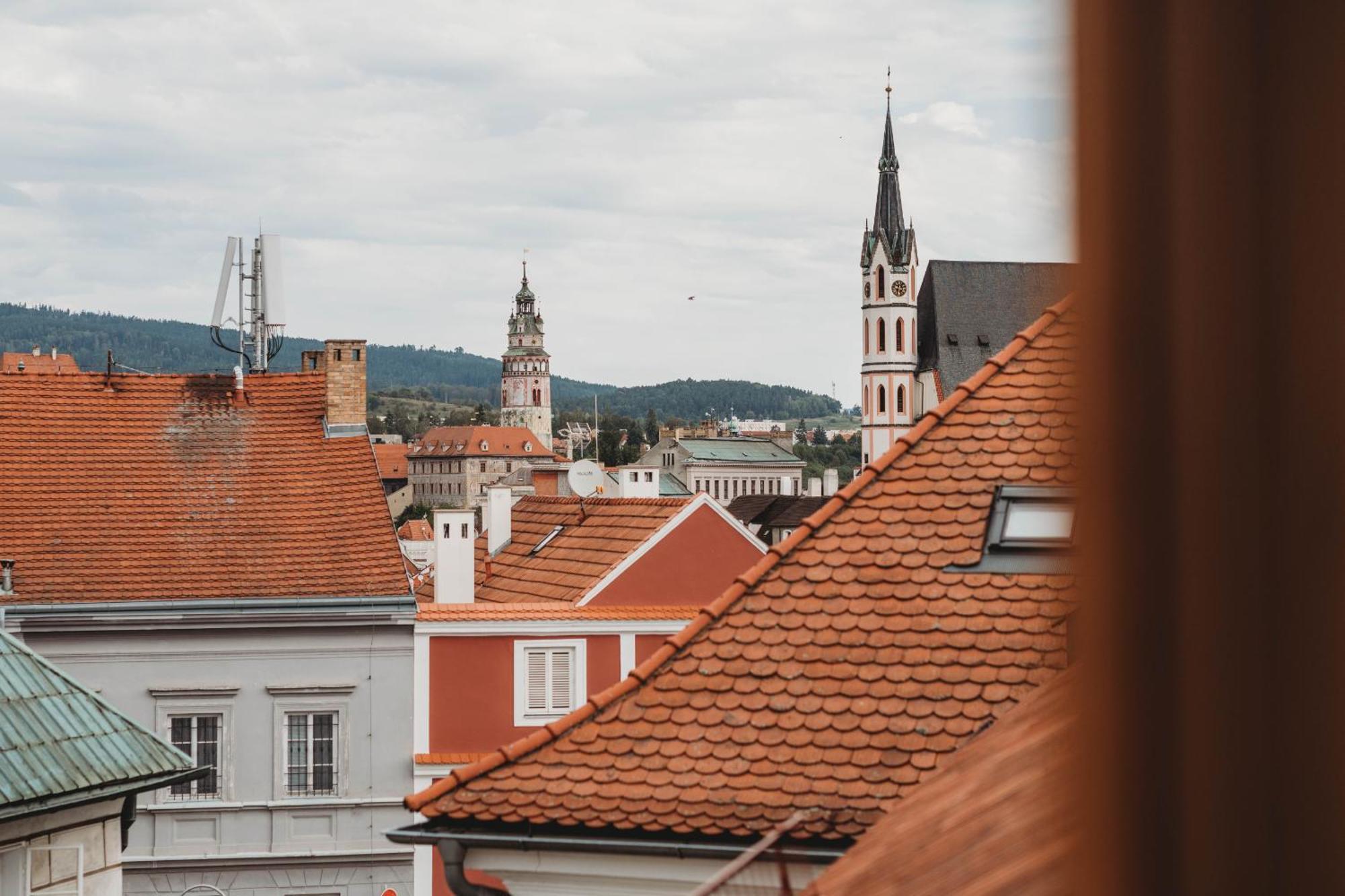 Ferienwohnung Attico By Casarosa Český Krumlov Exterior foto